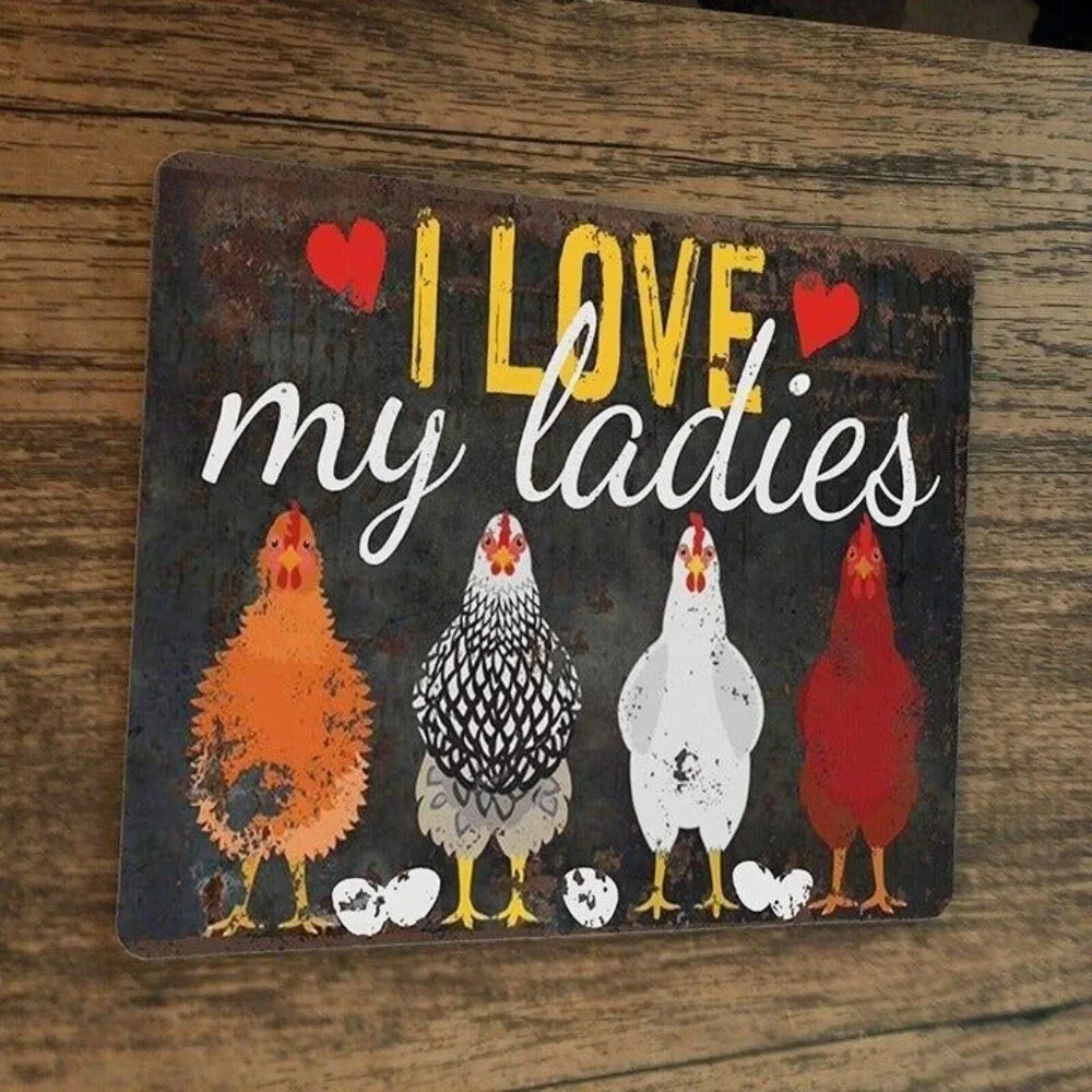I Love‎ My Ladies Chickens Hens Mouse Pad